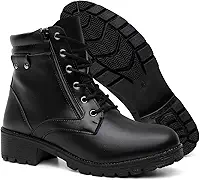 Coturno Bota Feminina Confortável Palmilha de 6 milimetros