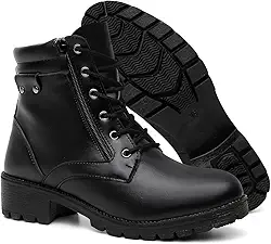 Coturno Bota Feminina Confortável Palmilha de 6 milimetros