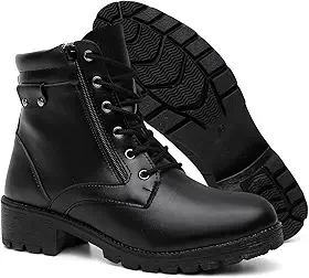 Coturno Bota Feminina Confortável Palmilha de 6 milimetros
