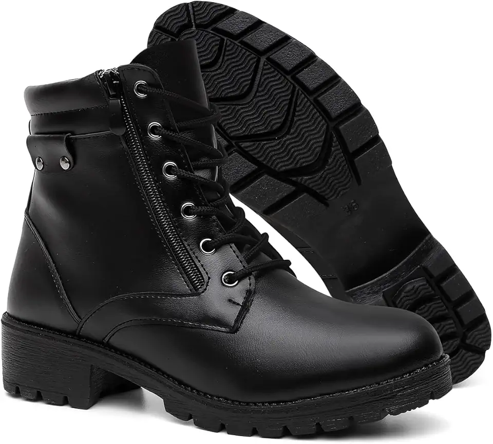 Coturno Bota Feminina Confortável Palmilha de 6 milimetros