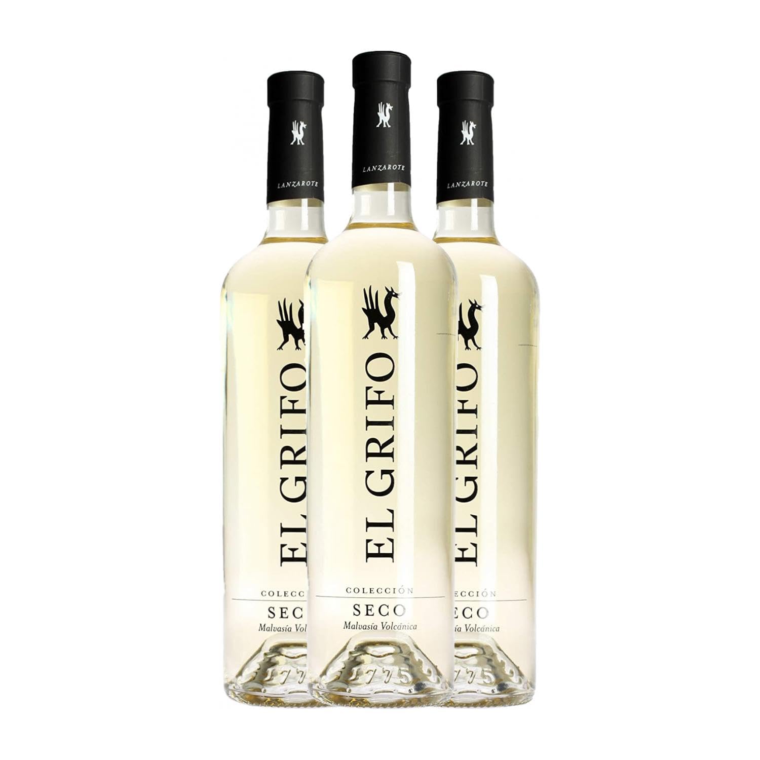 El Grifo Colección Malvasía Seco Lanzarote Joven 75 cl Vino blanco (Caja de 3 Botellas de 75 cl)
