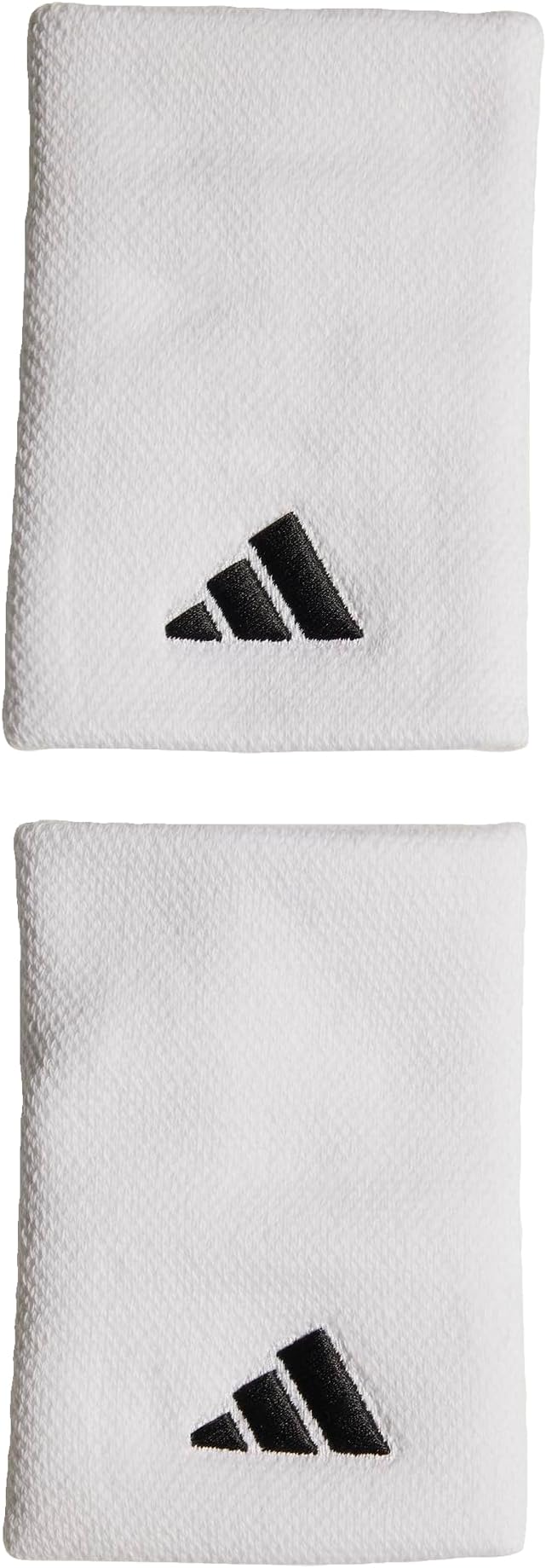 adidas Tennis Large Wristband for Unisex Adults WHITE/WHITE/BLACK One size