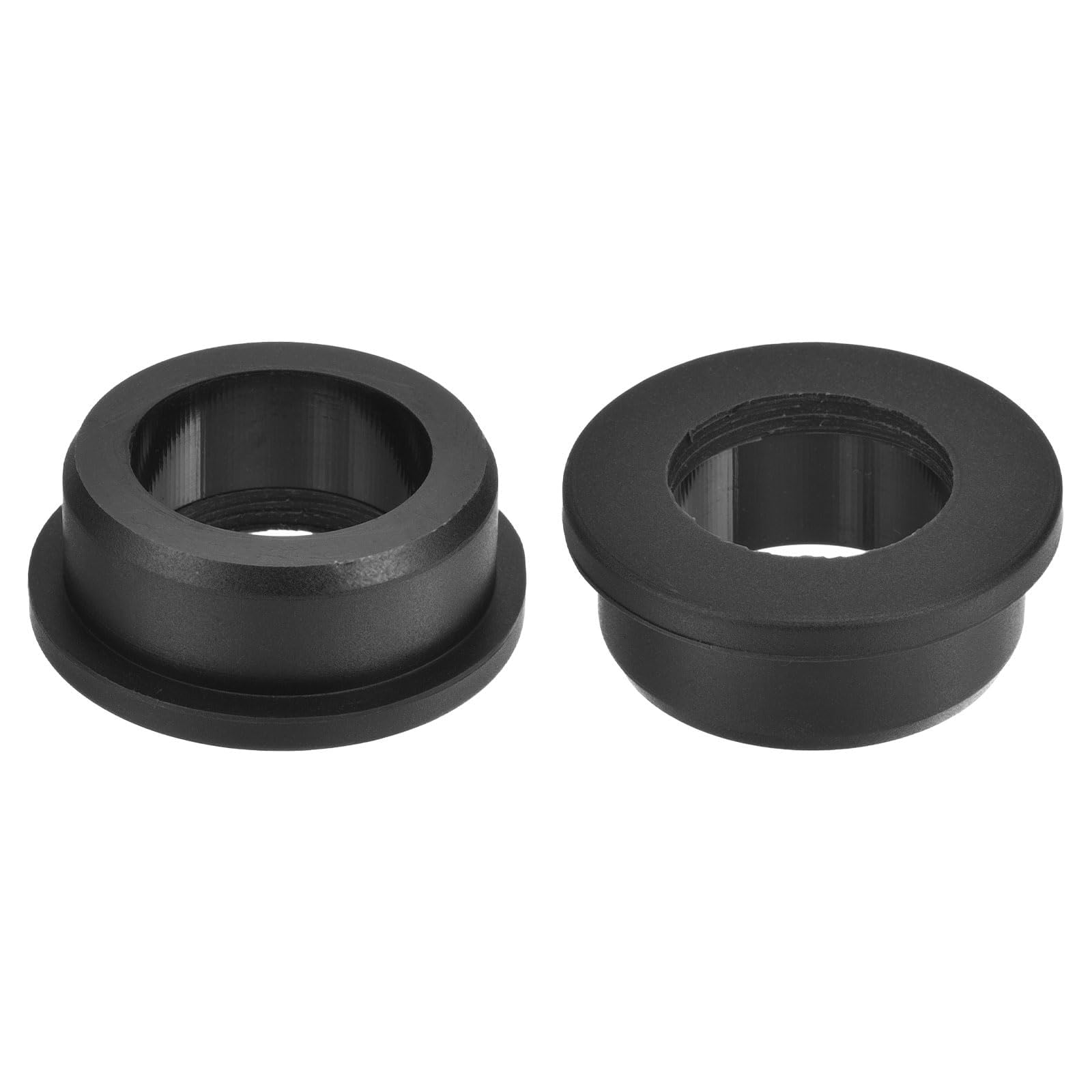Unifizz 2Pcs Rubber Grommet 1-3/8"(35mm) Drill Hole, 1"(25mm) ID Hole Top Hat Grommet Black Silicone Hole Plug Gasket for Automotive, Machinery and Wiring Applications