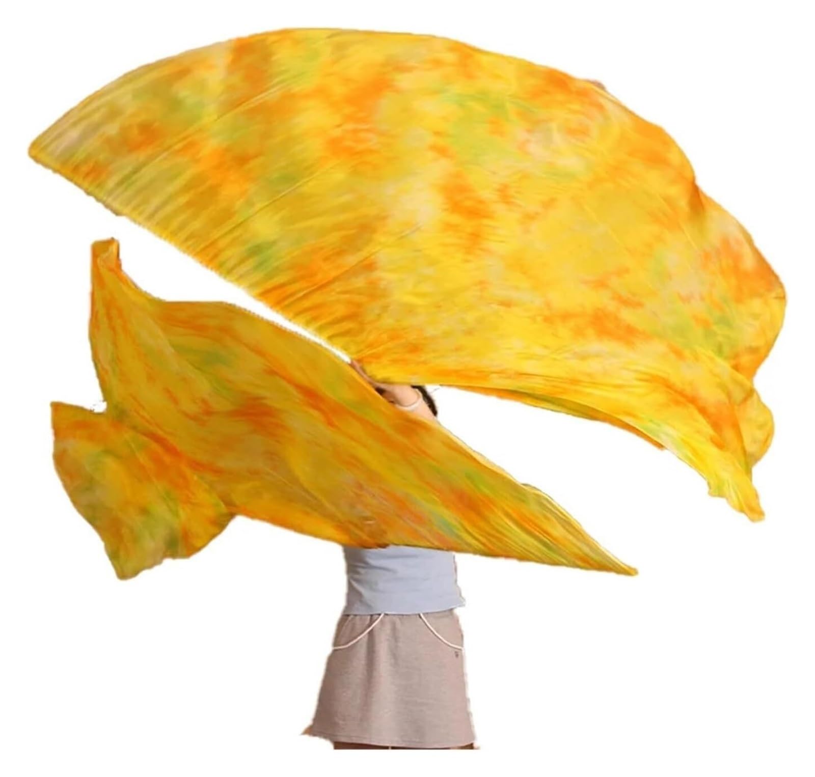 Banderas para el culto, Banderas de Alabanza Danza 140x90cm Palo Telescópico Multicolor