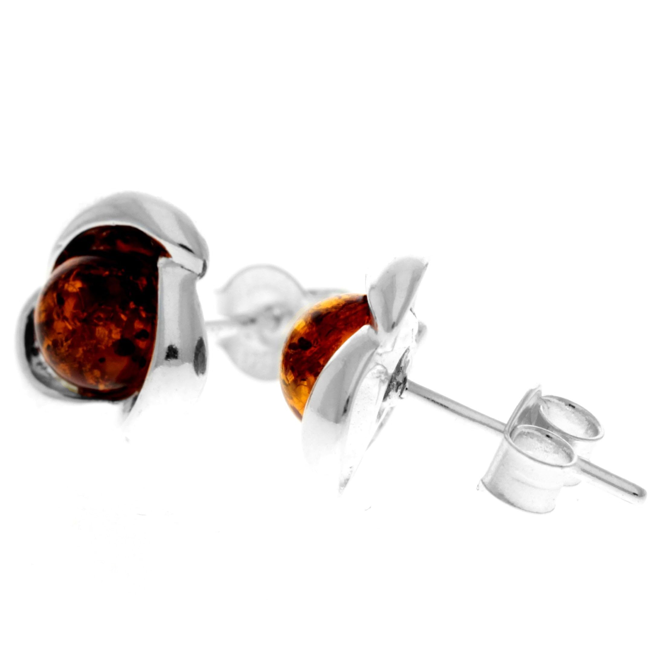 SilverAmber - Orecchini da donna in argento 925 e ambra - 5971, Ambra, Ambra