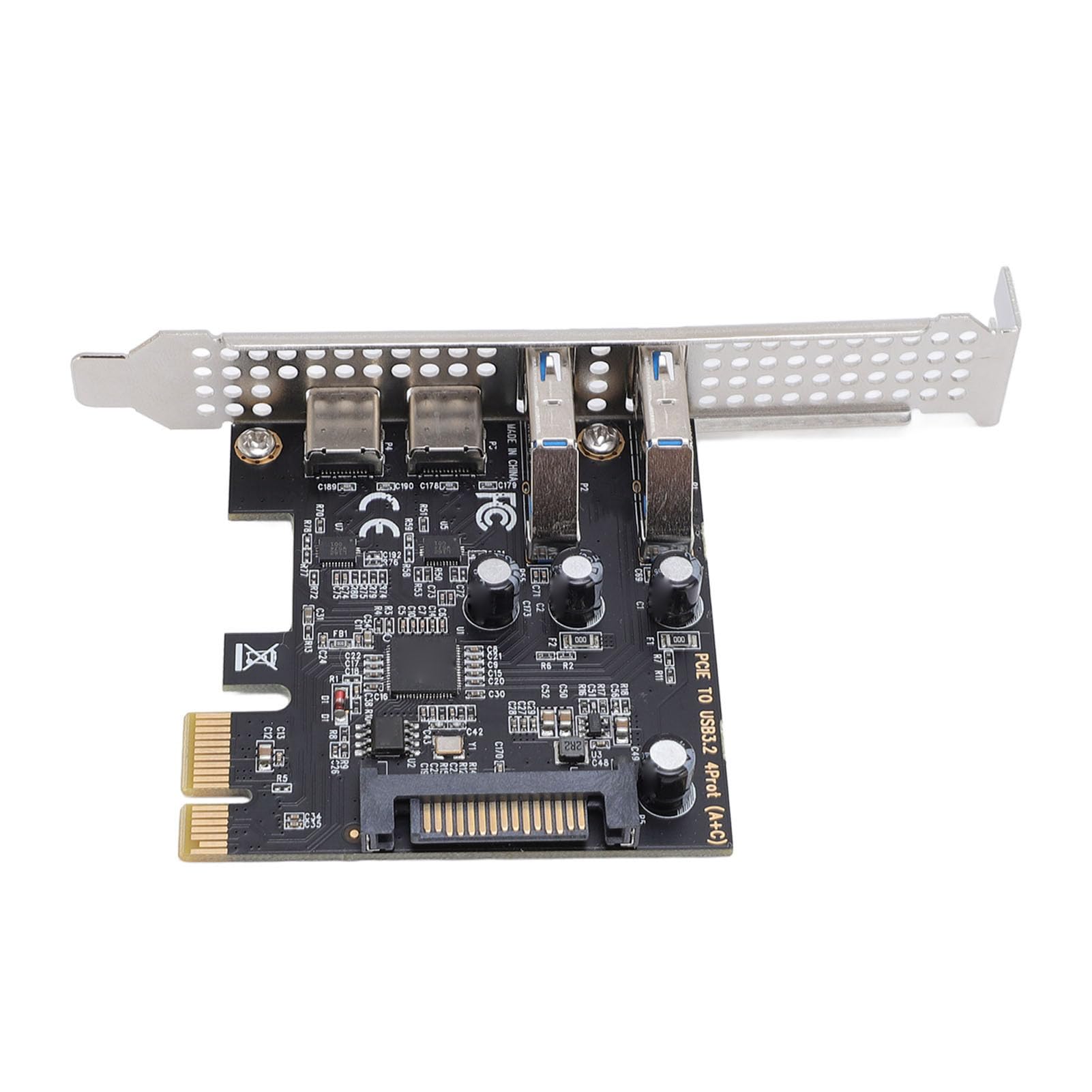 LAISANIM USB3.2 PCIe Expansion Card - 5Gbps Transfer Speed, Stable Power Supply, Compatible with WindowsLinux Systems and Desktop PCs
