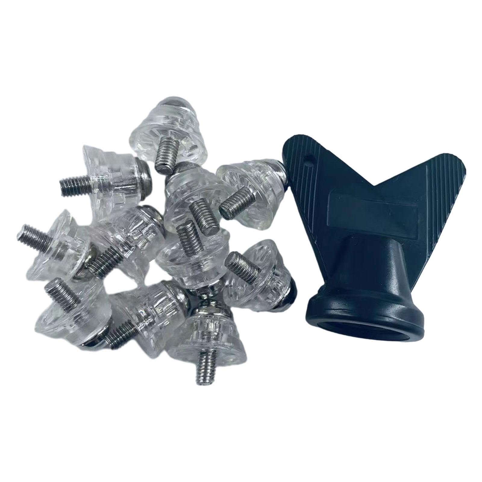 LOOM TREE® 12X Football Boot Spikes Screw in Durable Soccer Studs for Athletic Sneakers | Outdoor Sports | Track & Field-image-23