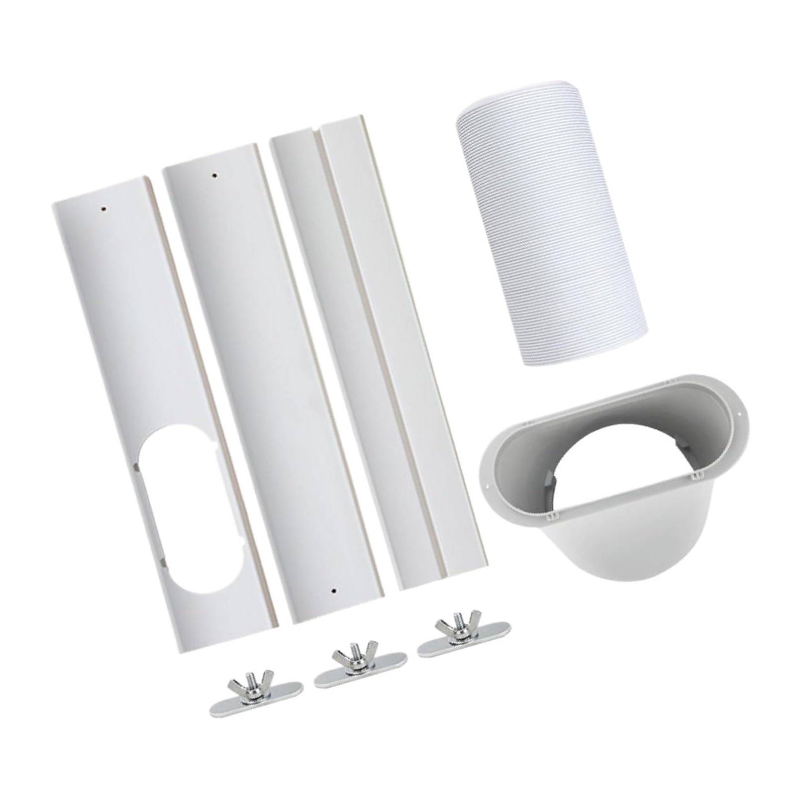 Portable Air Conditioner Window Seal Plates Sliding Glass Doors AC Vent Kit All Weather Protection