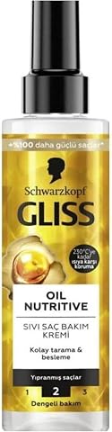 Gliss Ultimate Repair Sıvı Keratin ve Siyah İnci Özlü Saç Bakım Kremi 200 ml