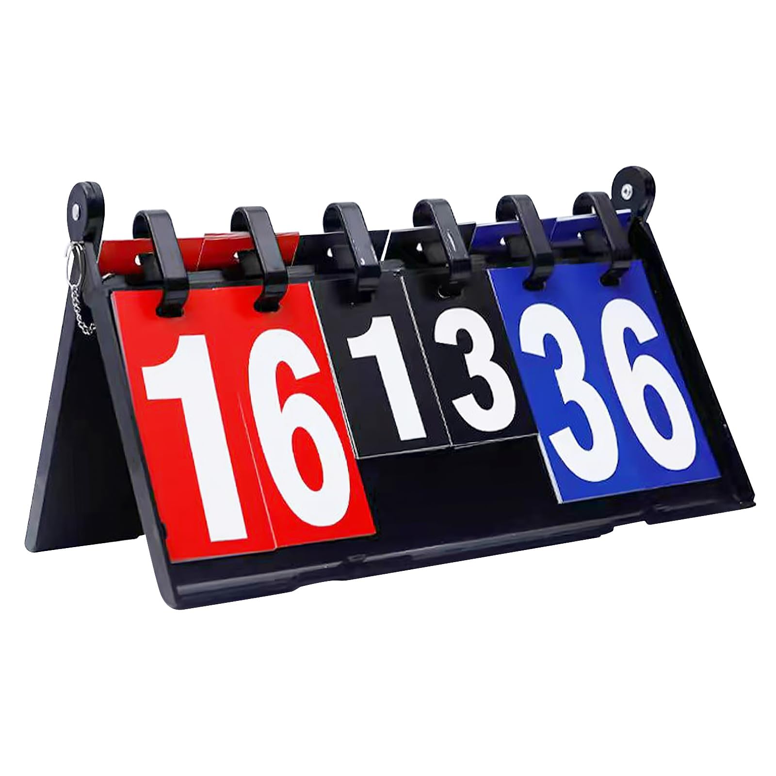 Tabellone segnapunti portatile, con funzione di visualizzazione a 4 cifre, indicatore di livello, contatore punteggio, segnapunti portatile, per pallacanestro, pallavolo, ping pong
