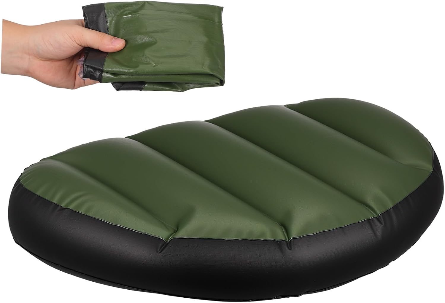 High Resilience Inflatable Seat Cushion for Outdoor Breathable Water Rafting Pad Comfortable Saddle Cushion for Kayaks and Inflatable Boats Easy to Inflate