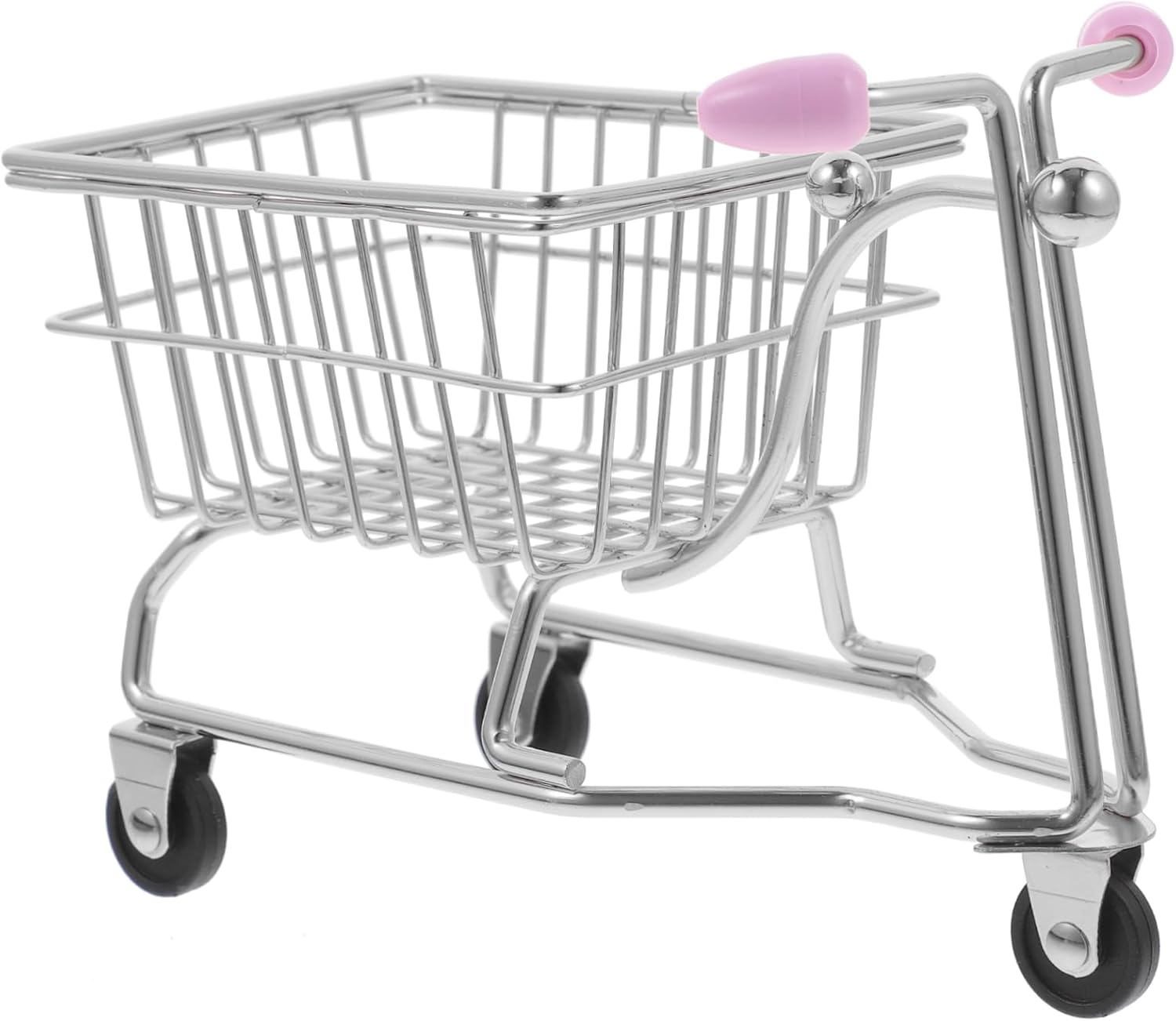 Metal Beauty Egg Holder Mini Shopping Cart Makeup Sponge Organizer Case