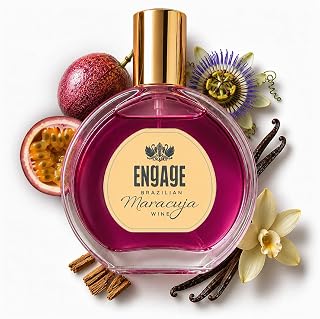 Engage Brazilian Maracuja Wine Eau De Parfum for Women 50ml| Long Lasting Perfume|Musk, Vanilla|Tropical Brazilian EDP|Lux... Price In India