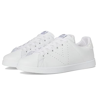 victoria Tenis Leather Glitter Athletic Shoes Blanco