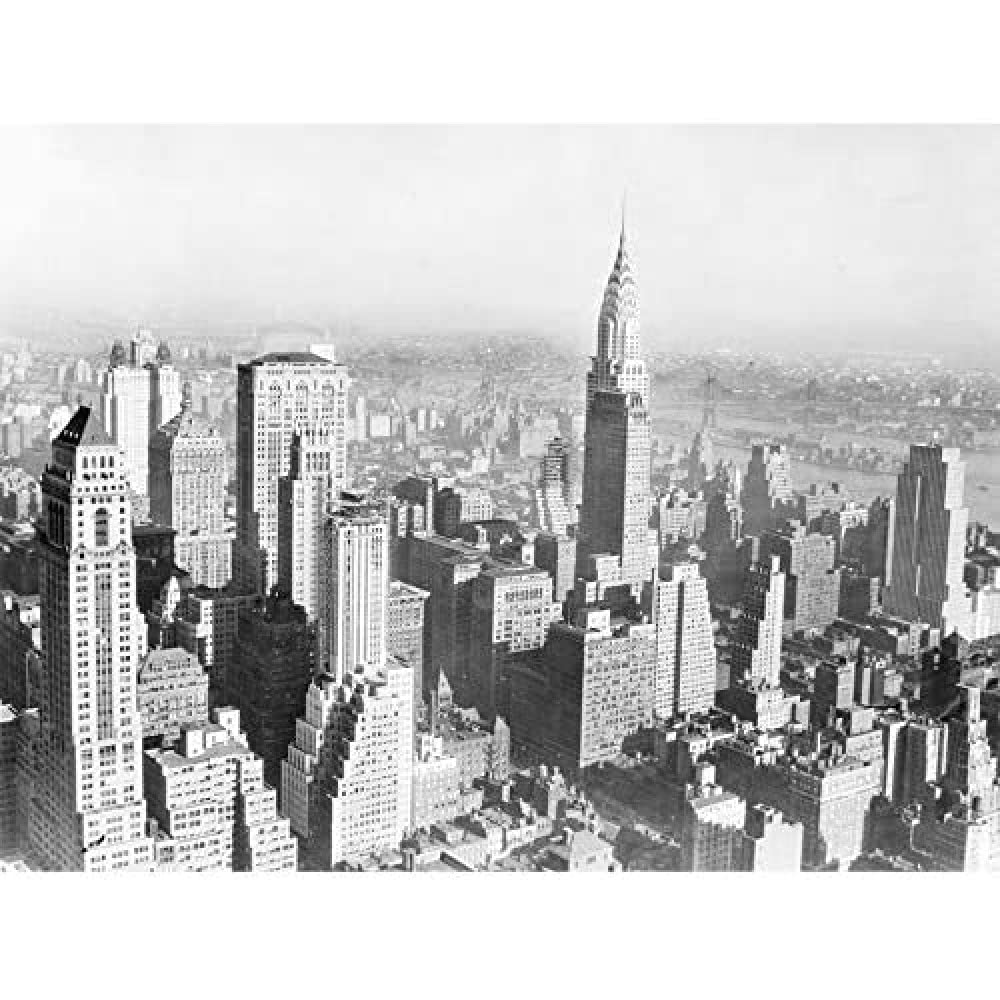 Artery8 New York City Manhattan View Vintage Photo Unframed Wall Art Print Poster Home Decor Premium