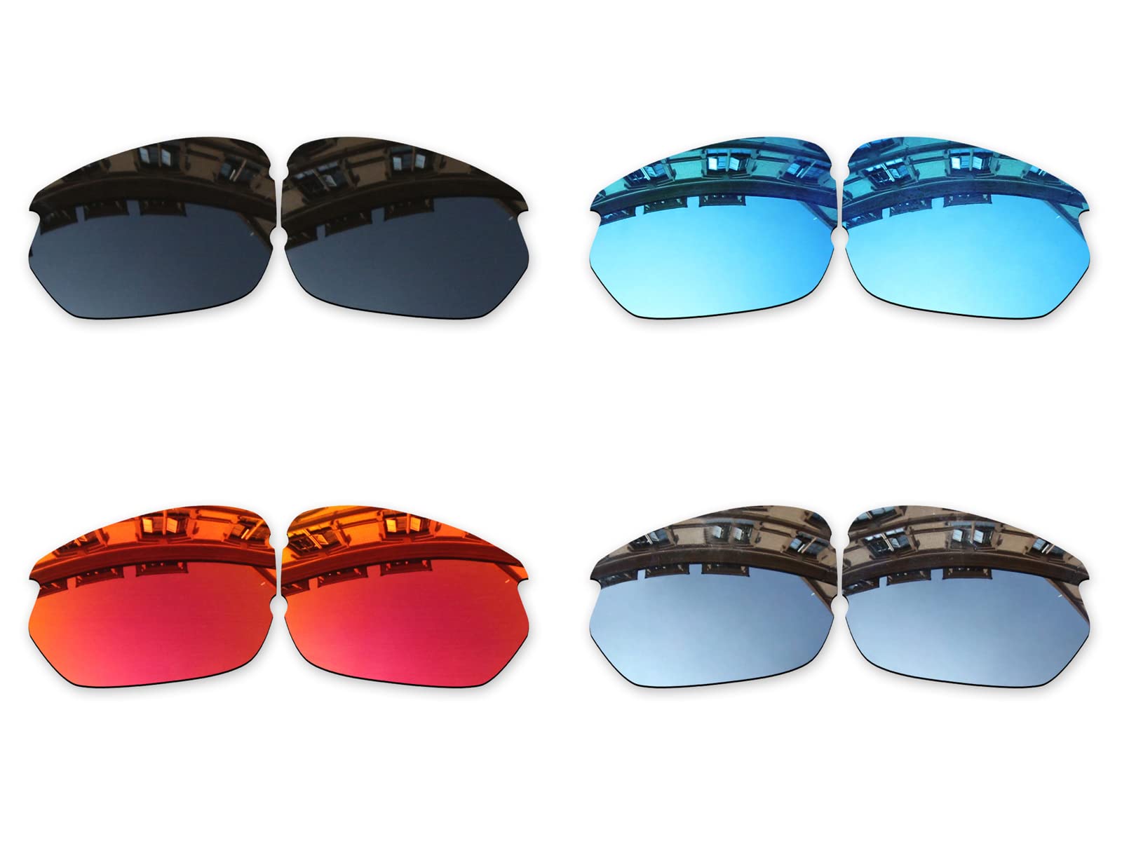 VonxyzSet of 4 Lenses Replacement for Bose Tempo Sunglass Combo Pack