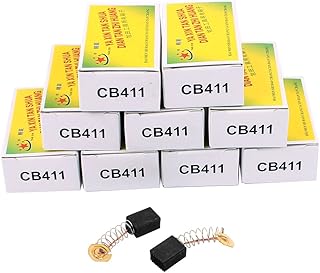 Aexit 10 Pairs Tools & Equipment Electric Drill 12mm x 9mm x 6mm Motor Carbon Brushes Brushes & Dusters Spare Part