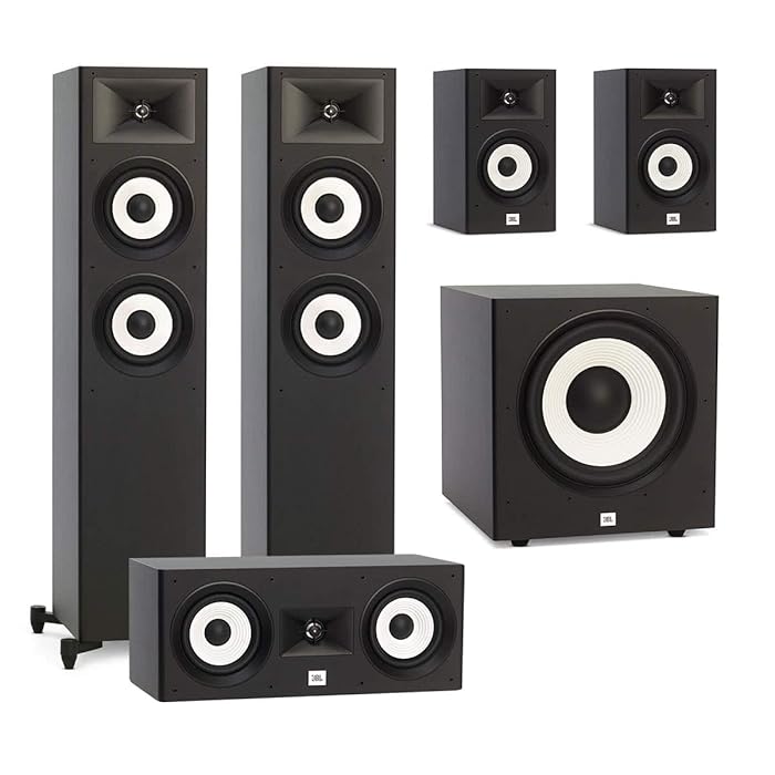 Buy JBL 5.1 System with 2 JBL Stage A180 Floorstanding Speakers, 1 JBL