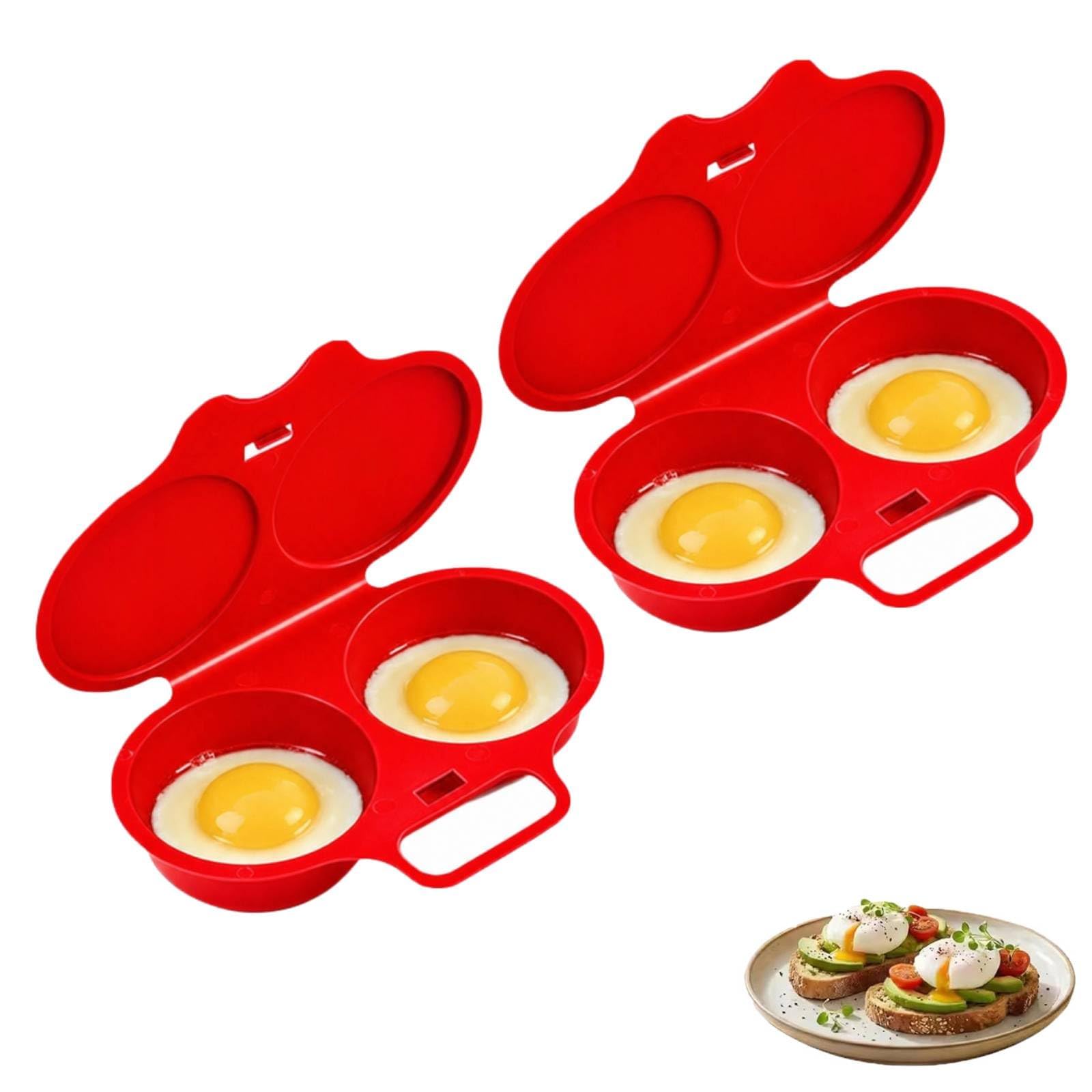 Microwave Egg Poacher, Egg Poachers with Lid & Handle