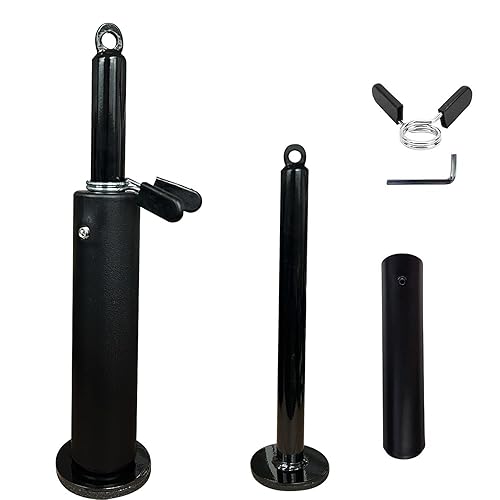 KORIKAHM Weight Loading Pin for LAT Pulldown Pulley System, Cable Machine Attachment Gym Pin fit 1 Inch and 2 Inch Weight Plate for Strength Training