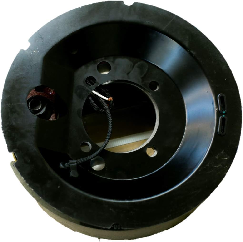 2 Pairs of Self-Adjusting 12-1/4" X 3-3/8" (12.25" X 3.375") Electric Trailer Drum Brake Assemblies Kit for 8,000 Lbs (8K) Trailer Axles; 2 LH (77-1208-1) + 2 RH (77-1208-2)