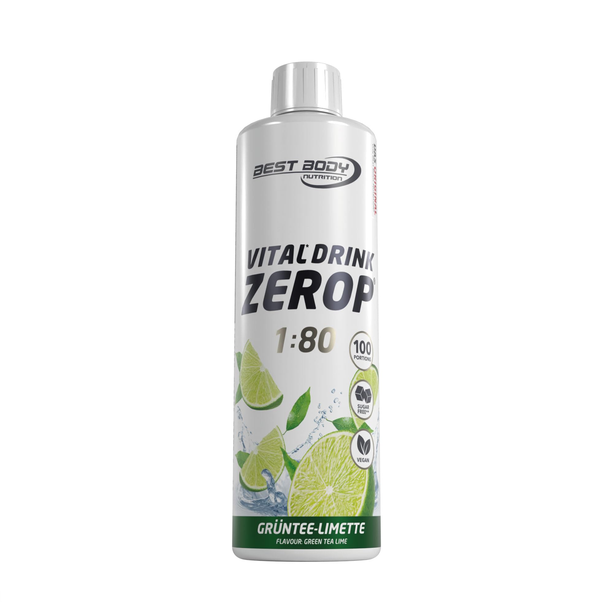 Best Body Nutrition Vital Drink Zerop (500ml) Green Tea Lime