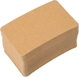Kit de Papel Kraft Espesso Branco e Imprimível Ideal para Cartões Saudação DIY Convites Casamento Agradecimento Compatível com Impressoras a Jato Tinta Copiadoras