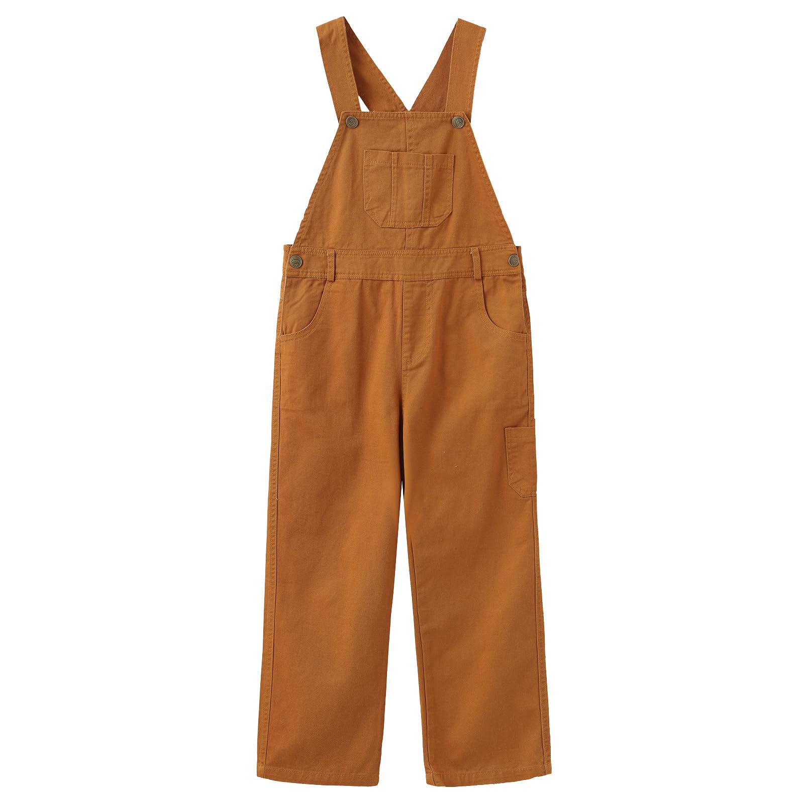 GRANDWISH Boys Denim Bib Overalls, Size 3T-10