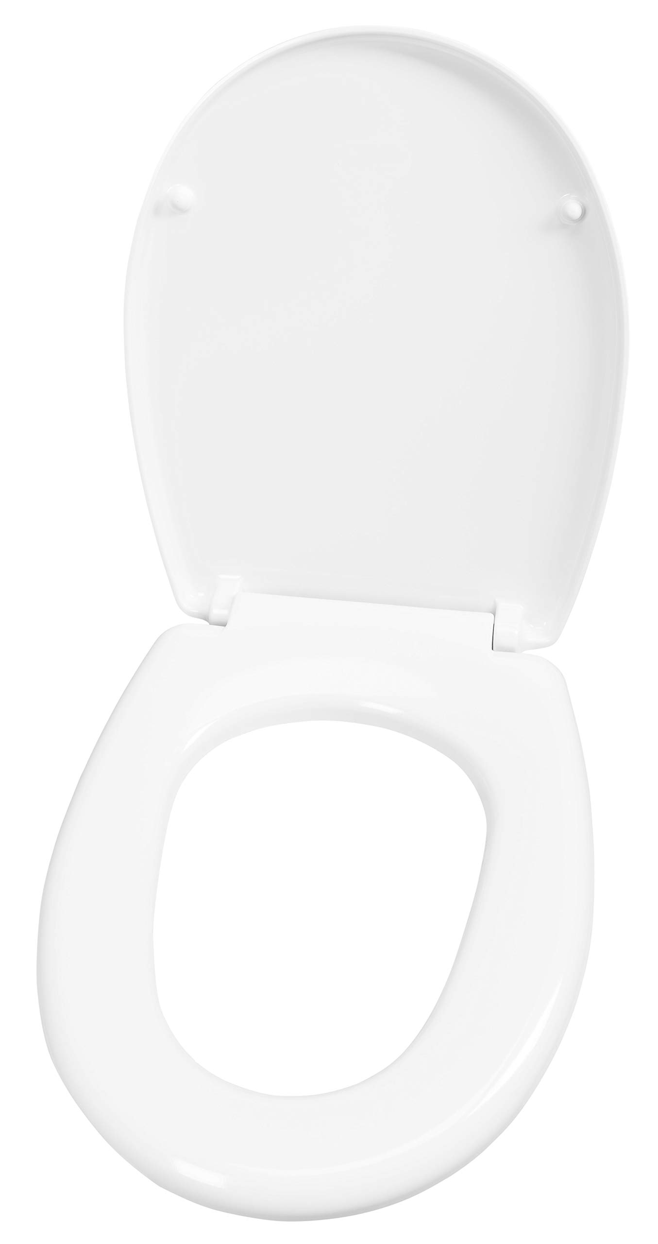 Cornat deska sedesowa "Edolo" – klasyczny biały wygląd – łatwy w pielęgnacji duroplast – funkcja Quick up & Clean – wolnoopadająca – wygodny montaż od góry/deska sedesowa/deska sedesowa/KSEDSC00
