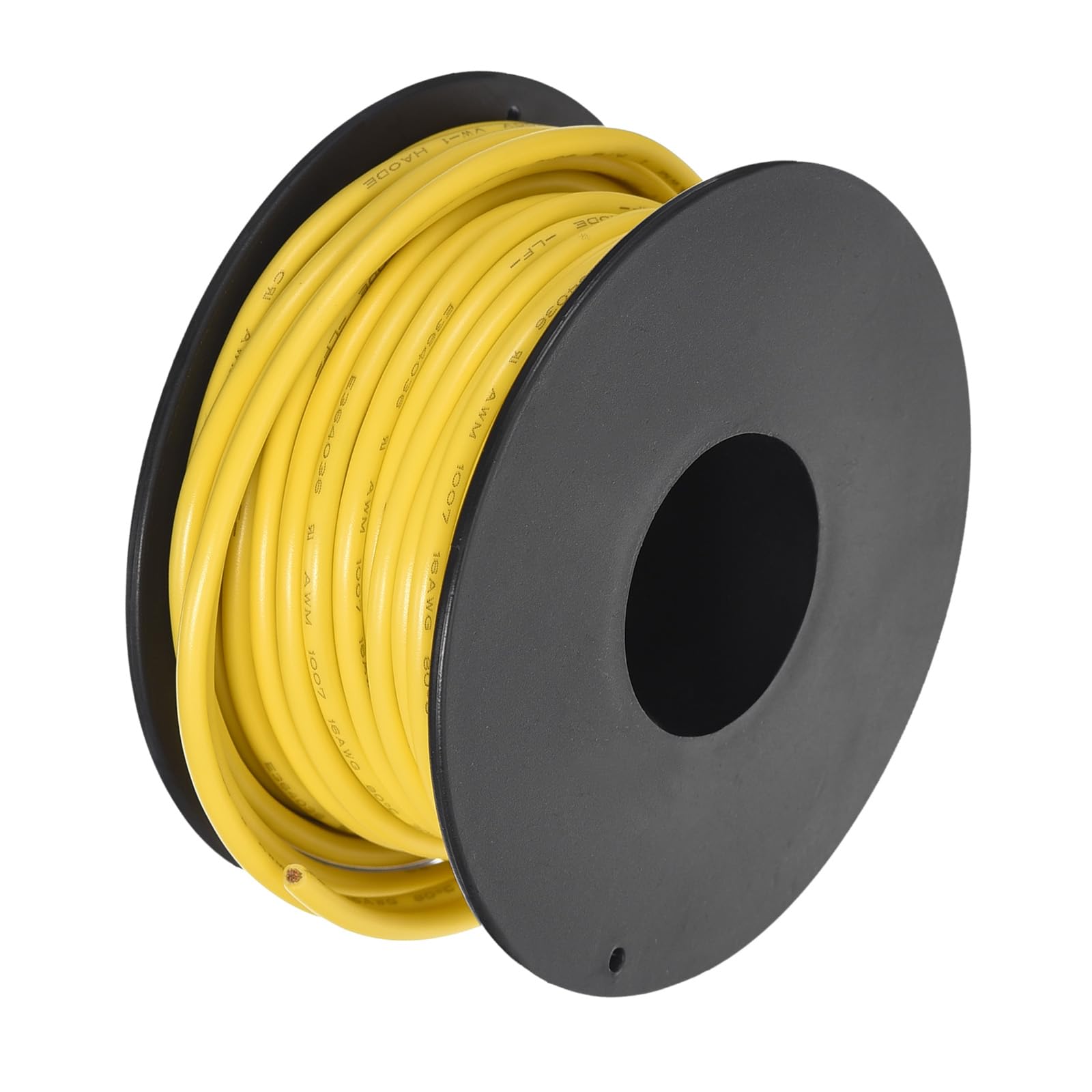 10 Rollen 0-9 Number Tube, Geel Flexibele PVC Concave Kabel Wire Markers Label Tag (6mm2