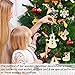 FANDE Adornos Navideños de Madera, 60 Piezas de Adornos Navideños, árbol de...