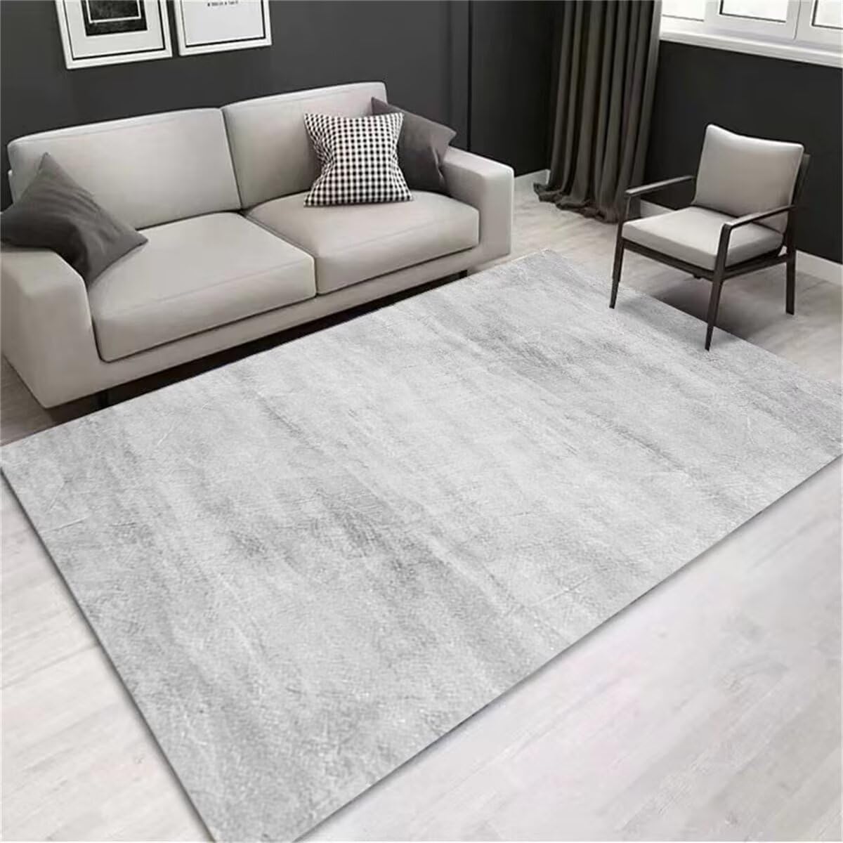 Tapis de sol bureau gris pour protéger le parquet des chaises
