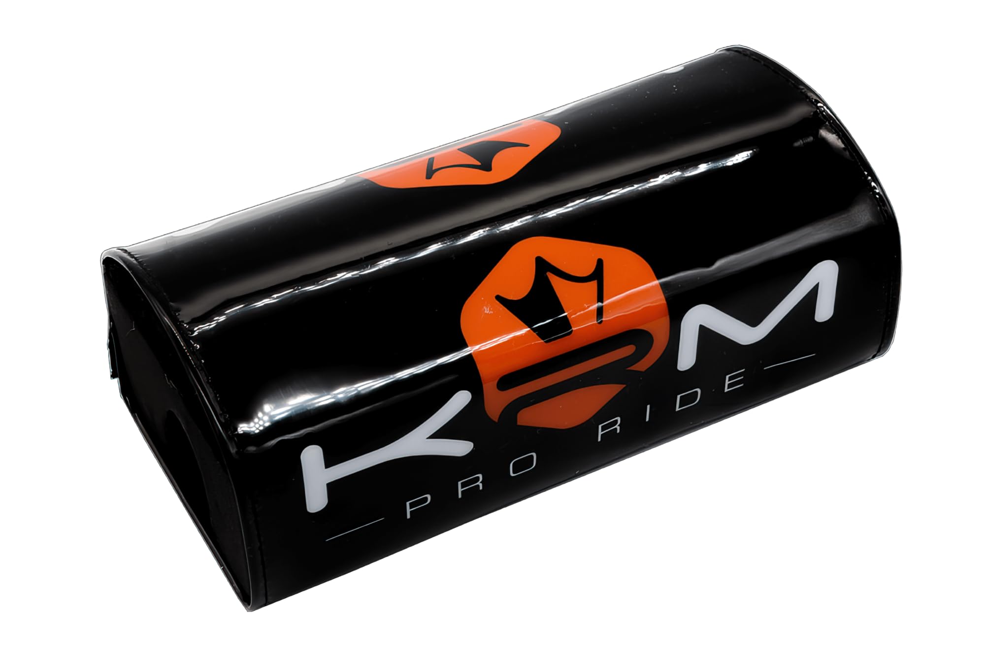 Mousse de guidon sans barre KRM noir et orange pour moto - 2