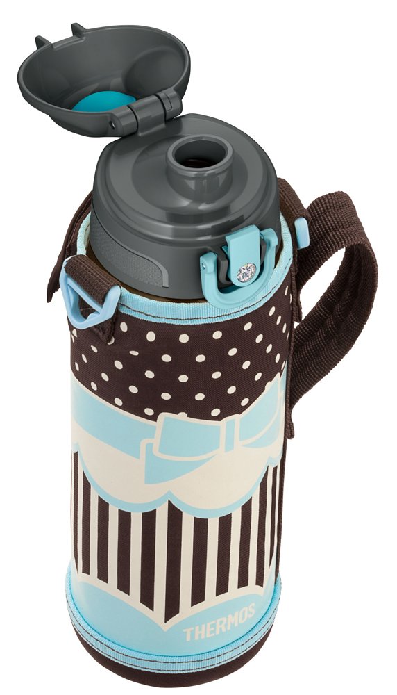 THERMOS vacío Aislamiento Botella 2VÍAS 1.03L / 1,0 l de la Cinta Azul FHO-1000WF RBBL