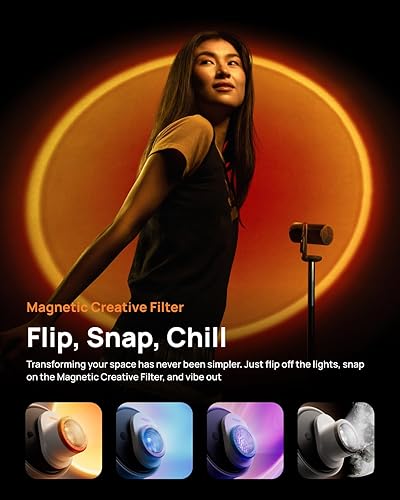 Miniatura 5 de XGIMI MoGo 4 Proyector portátil láser con 4 filtros, 550 lúmenes ISO, soporte integrado de 360, batería incorporada, tiempo de película 2.5H, Google