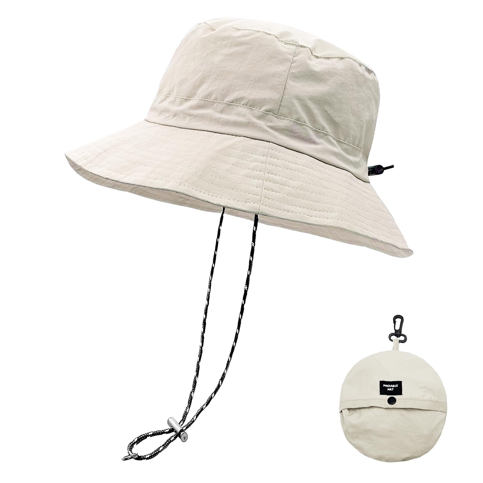 Upf Hat Rip Curl Bucket Hat With String Mens Hat With Neck Flap