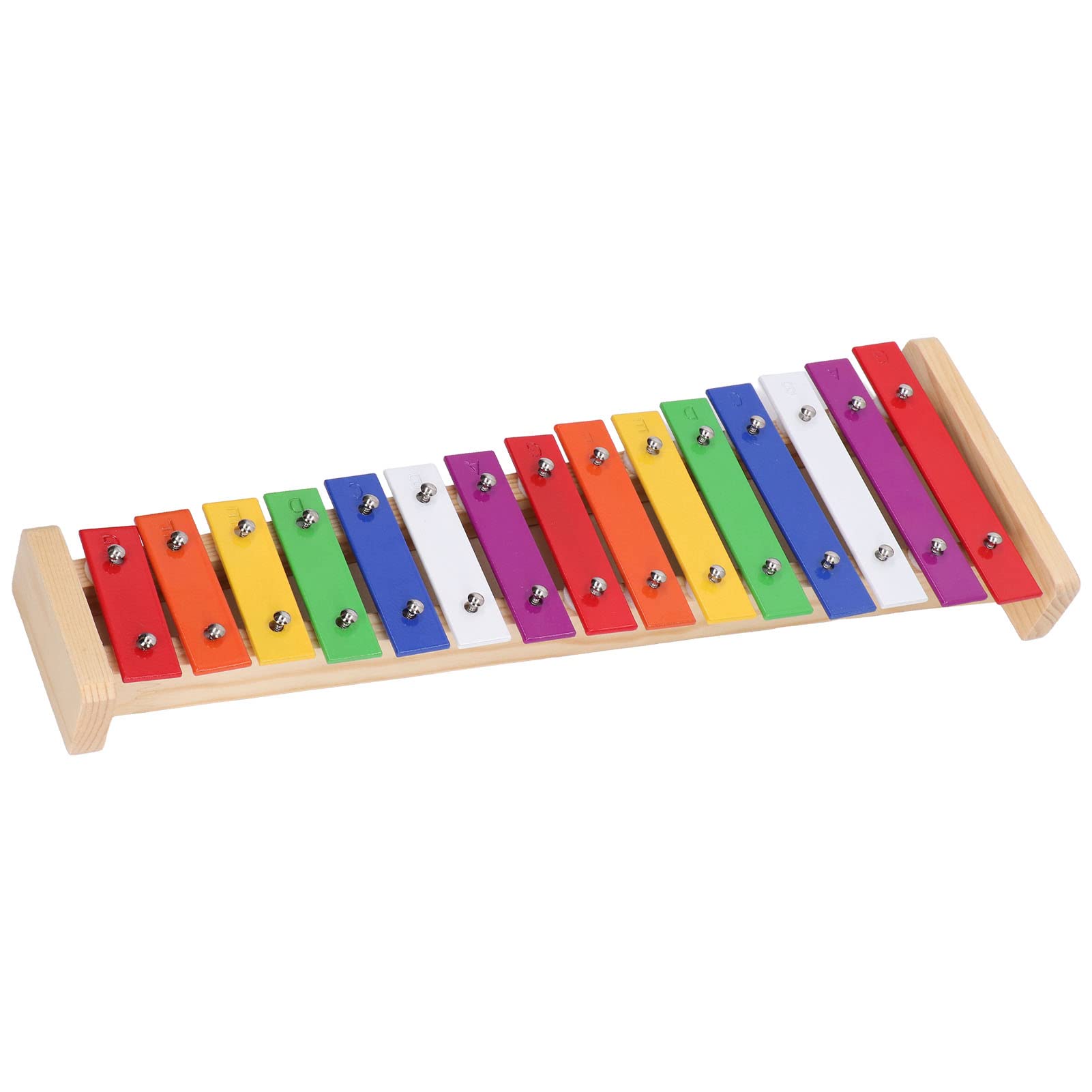 15 chiave colorato xilofono strumento musicale per i bambini,