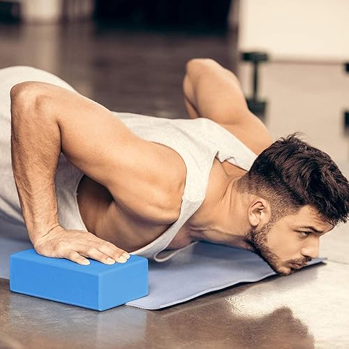 Miniatura 4 de Bloque de yoga - Juego de 2 bloques de yoga y correas - 4 x 6 x 9 pulgadas