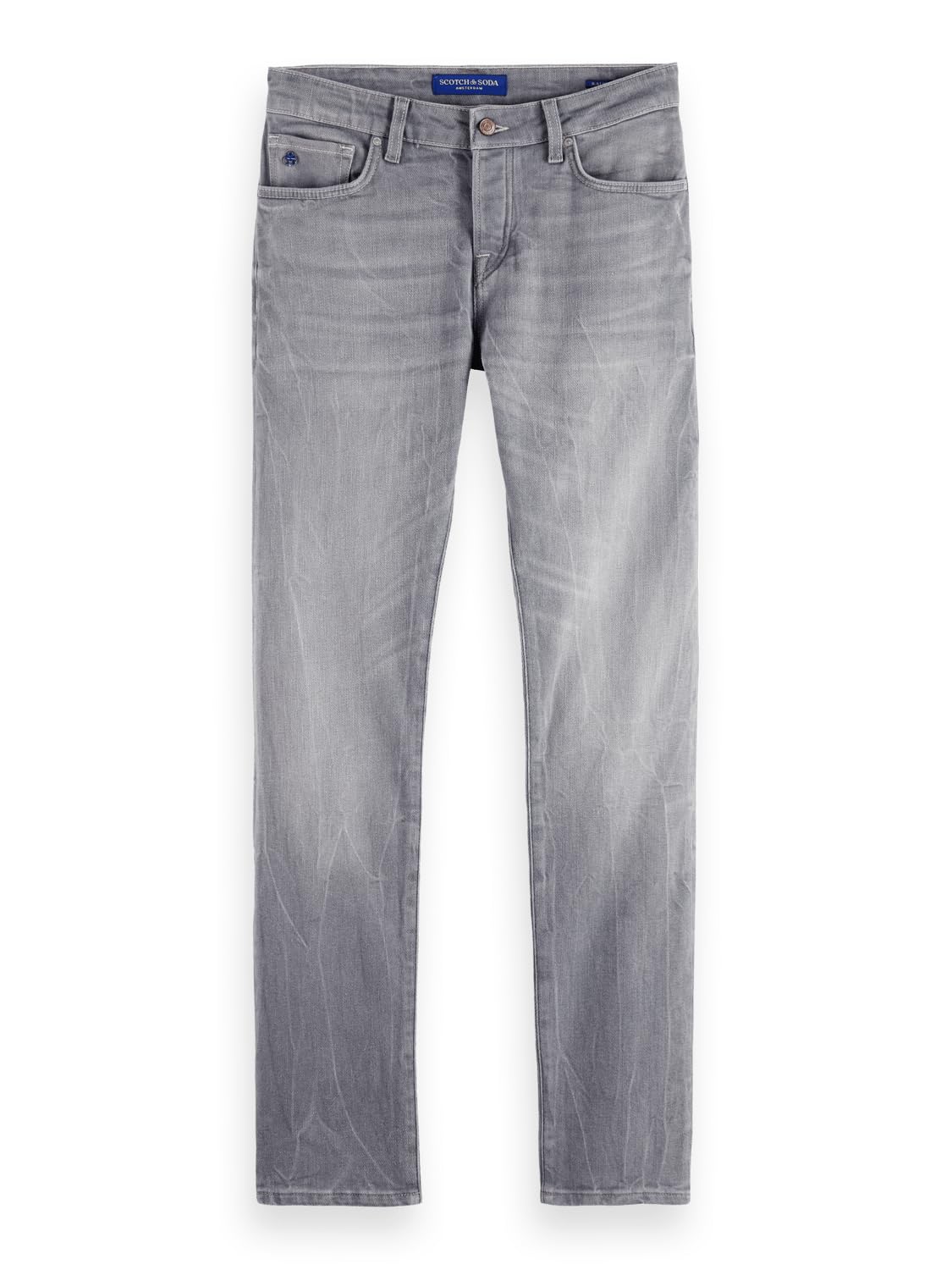 Scotch & Soda Mens Ralston Jeans, Grey Sands, 33W / 30L UK