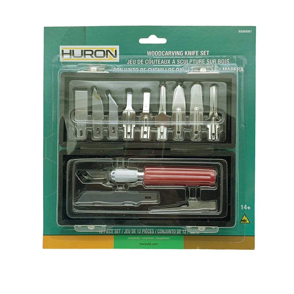 SMB Precision Woodworking Woodcarving Set 13Pc (1/2/10/60) (60)