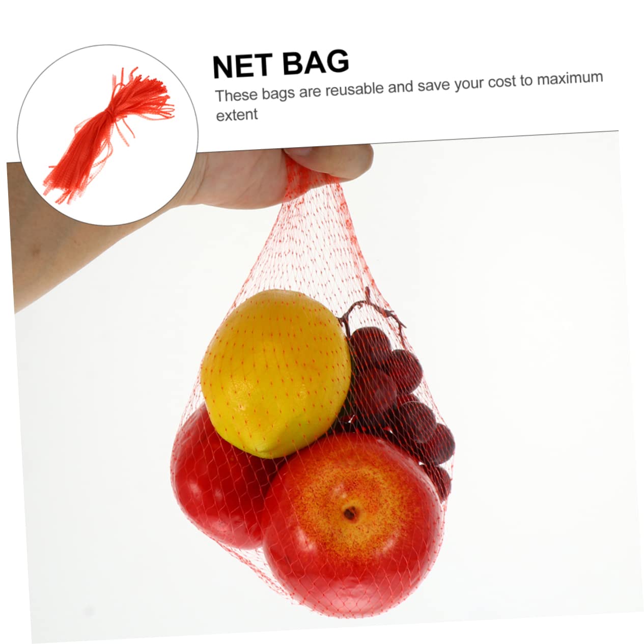 COLLBATH 250 Piezas De Bolsas De Malla para Frutas Y Verduras Bolsas De Malla para Producir De Frutas para as Y Verduras De para Comestibles De