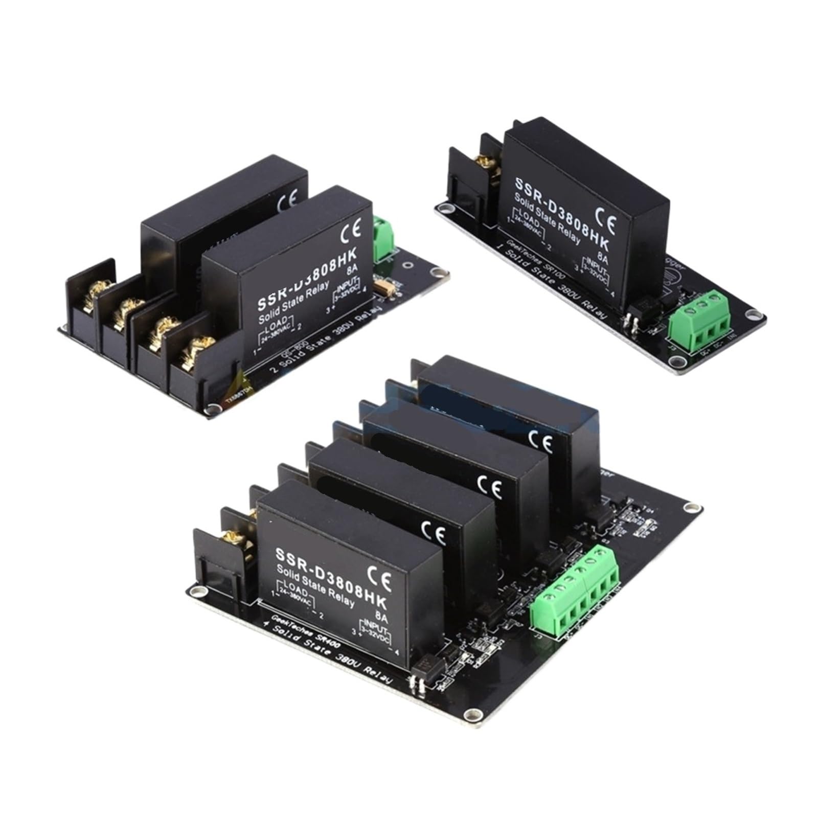Amazon.com: ENDYAK 380V 8A 1 ​​2 4 Channel SSR Board Solid State