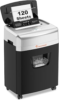 Bonsaii 120-Sheet Autofeed Micro-Cut 30-Min Run Heavy Duty Paper Shredder