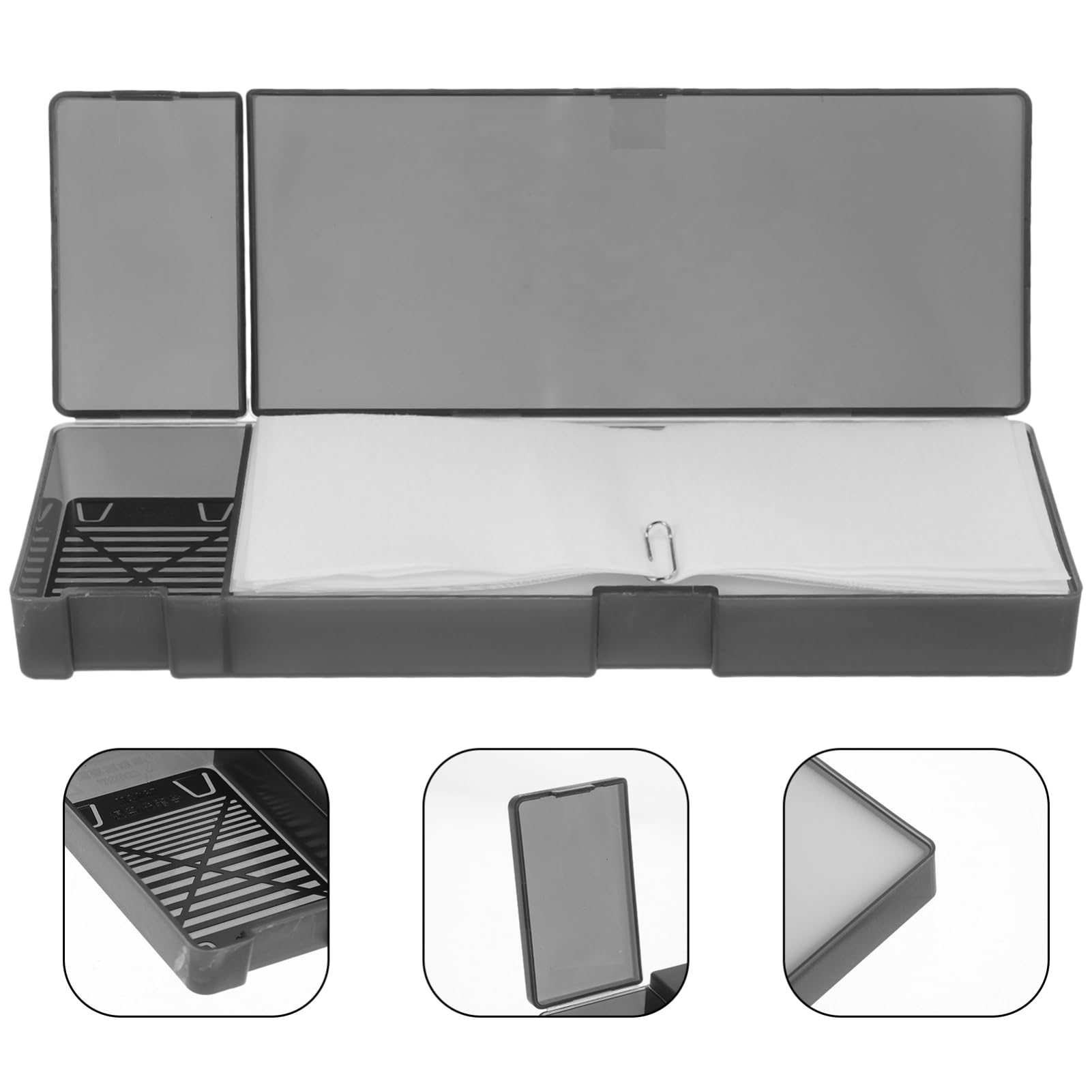 Gogogmee 1Set Pigment Moisturizing Tray for Acrylic Painting Efficient Paint Mixing Holder Essential Painting Supplies for Artists and Moisturizing Pallet for Model Painting