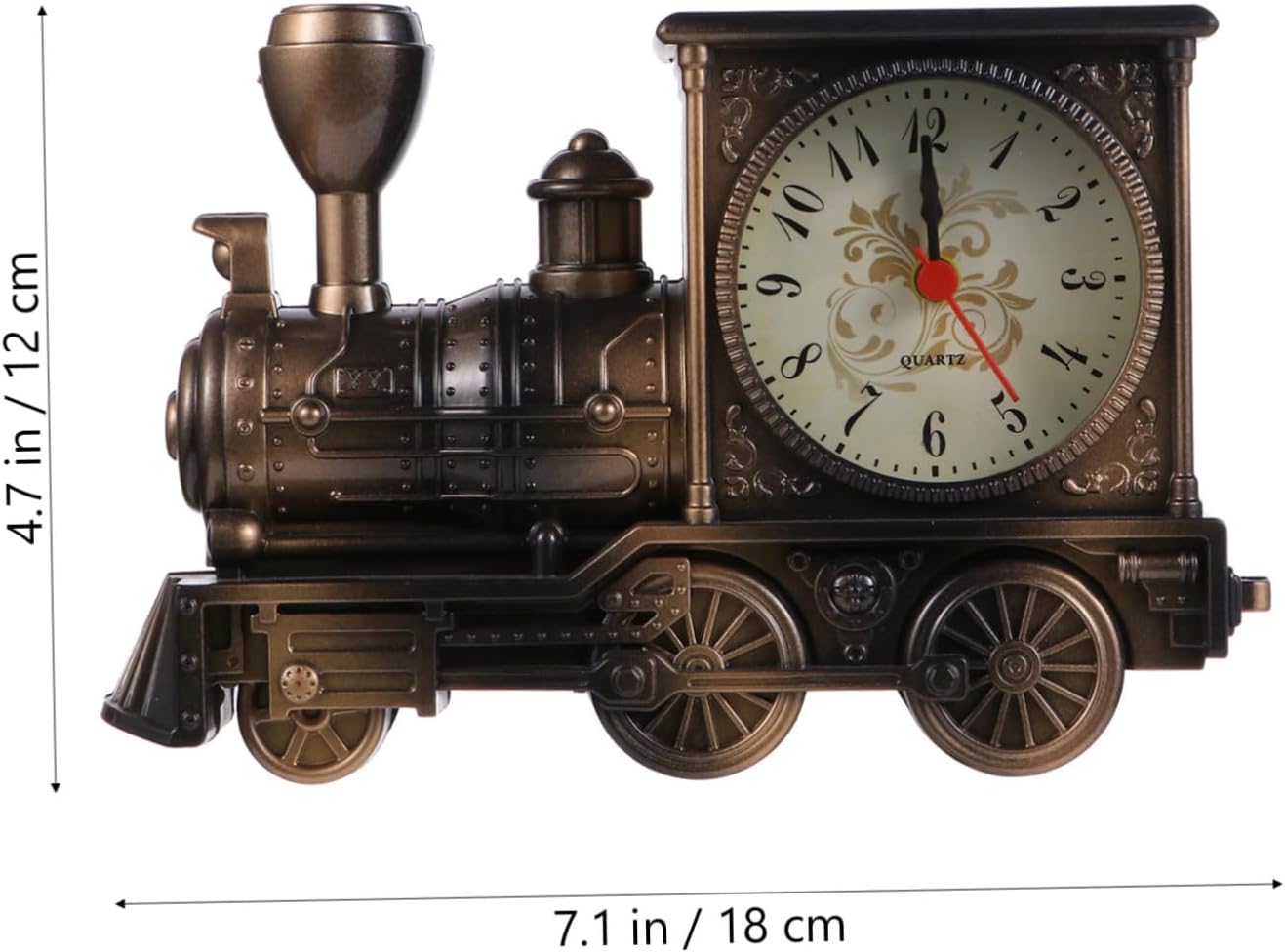 PRETYZOOM Train Alarm Clock for Kids Room Decor Retro Desk Clock image 2