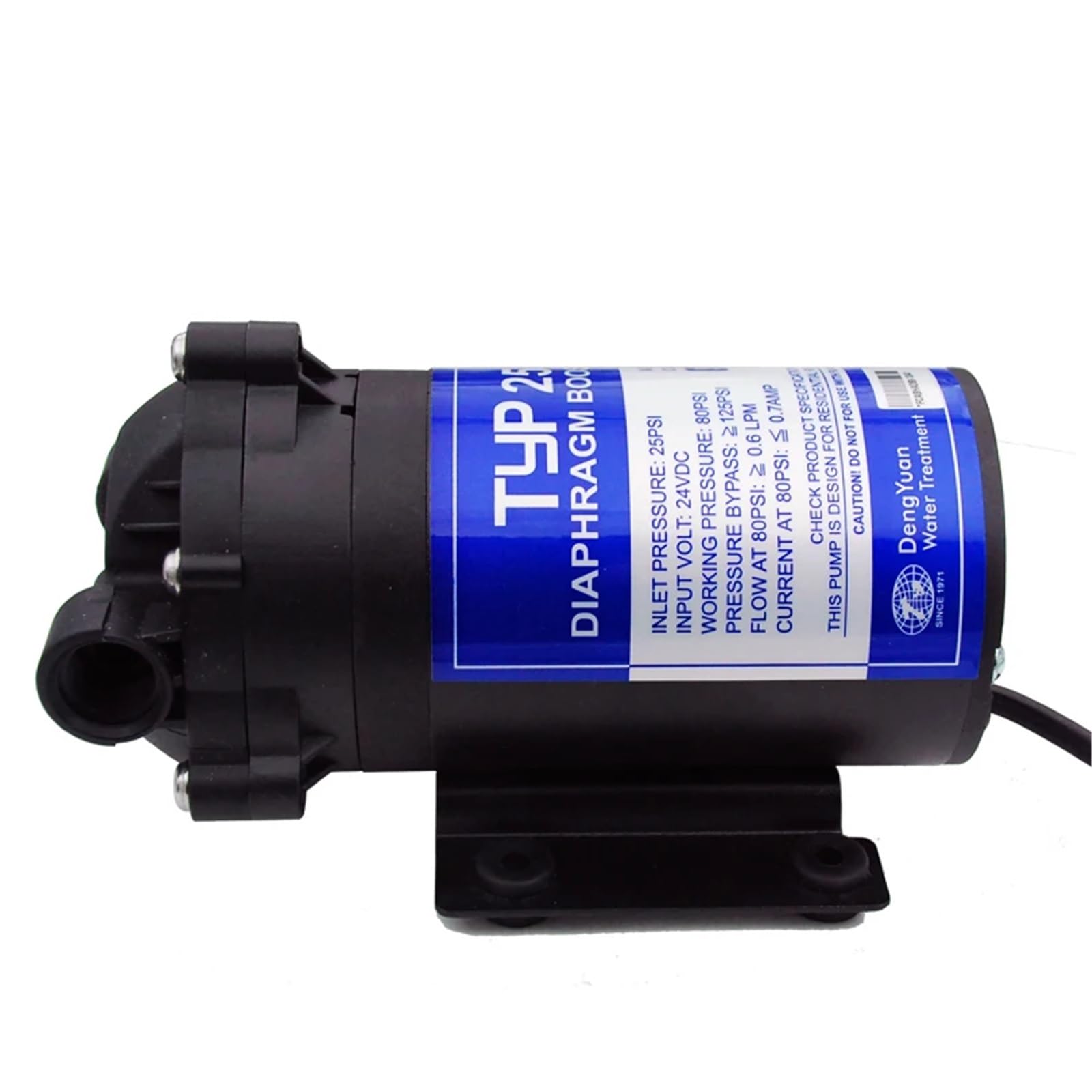 1 Uds. Bomba de refuerzo de agua RO 24V 50gpd 2500NH aumenta la presión del sistema de agua de ósmosis inversa