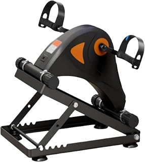 Entrenador de Brazos y piernas, ejercitador elíptico de Pedal de Escritorio portátil silencioso, Bicicleta estática para Interiores, Pantalla LCD de Alta definición, para Ancianos