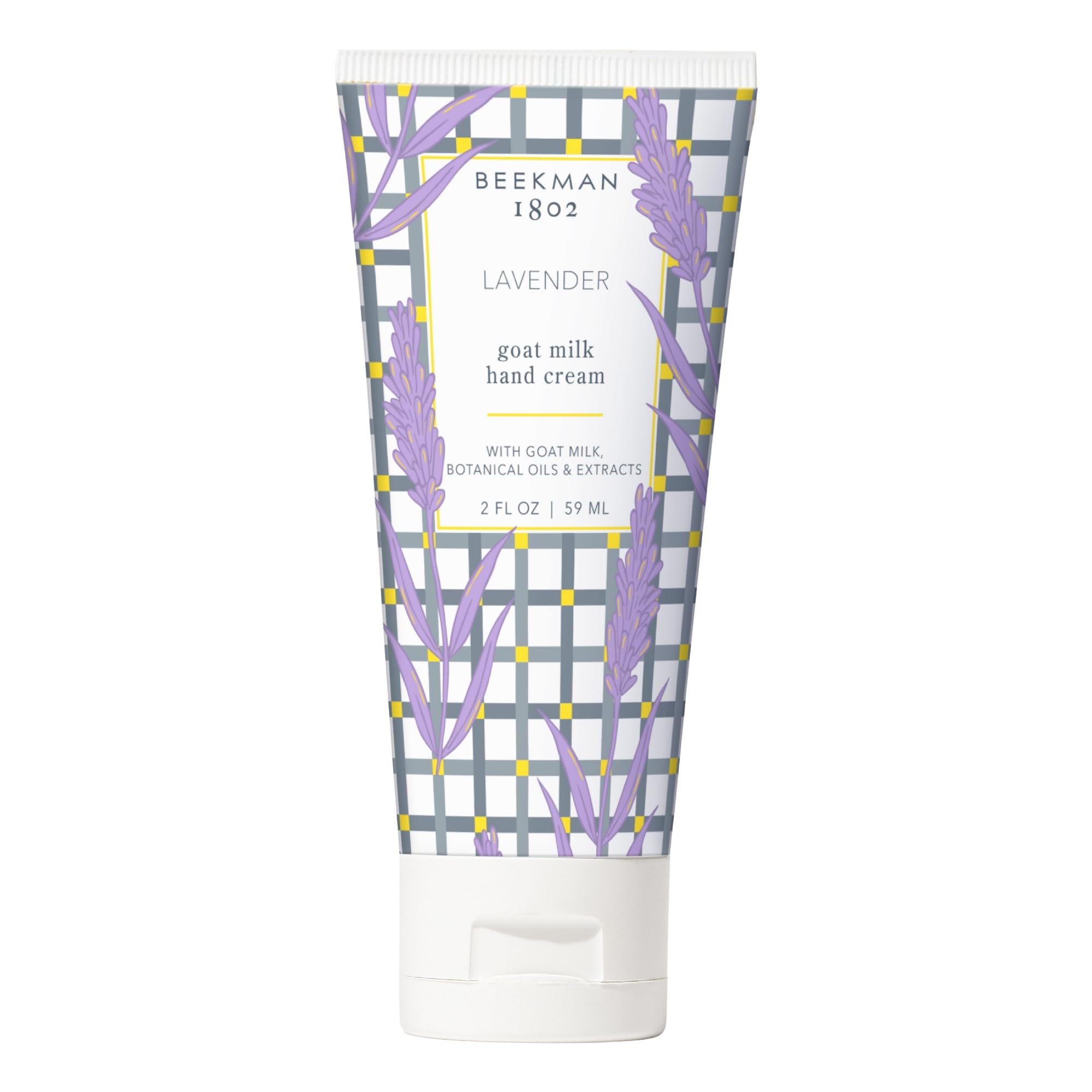 Beekman 1802 Goat Milk Hand Cream – Lavender – Scented – 2 oz – Moisturizing Hand Lotion for Dry Skin – Non-Greasy – Sensitive Skin Safe – Cruelty Free