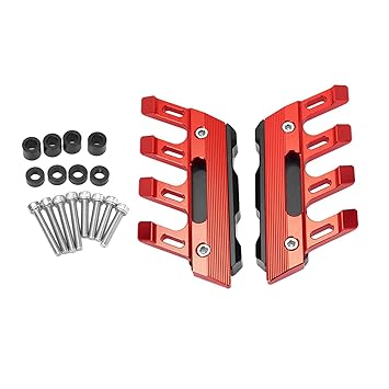 CLUB BOLLYWOOD 2x Front Fender Slider Protection Guard Cover For Kawasaki Z750 Z800 Red | Motors | Parts & Accessories | Motorcycle Parts | Body & Frame | Fairings & Body Work