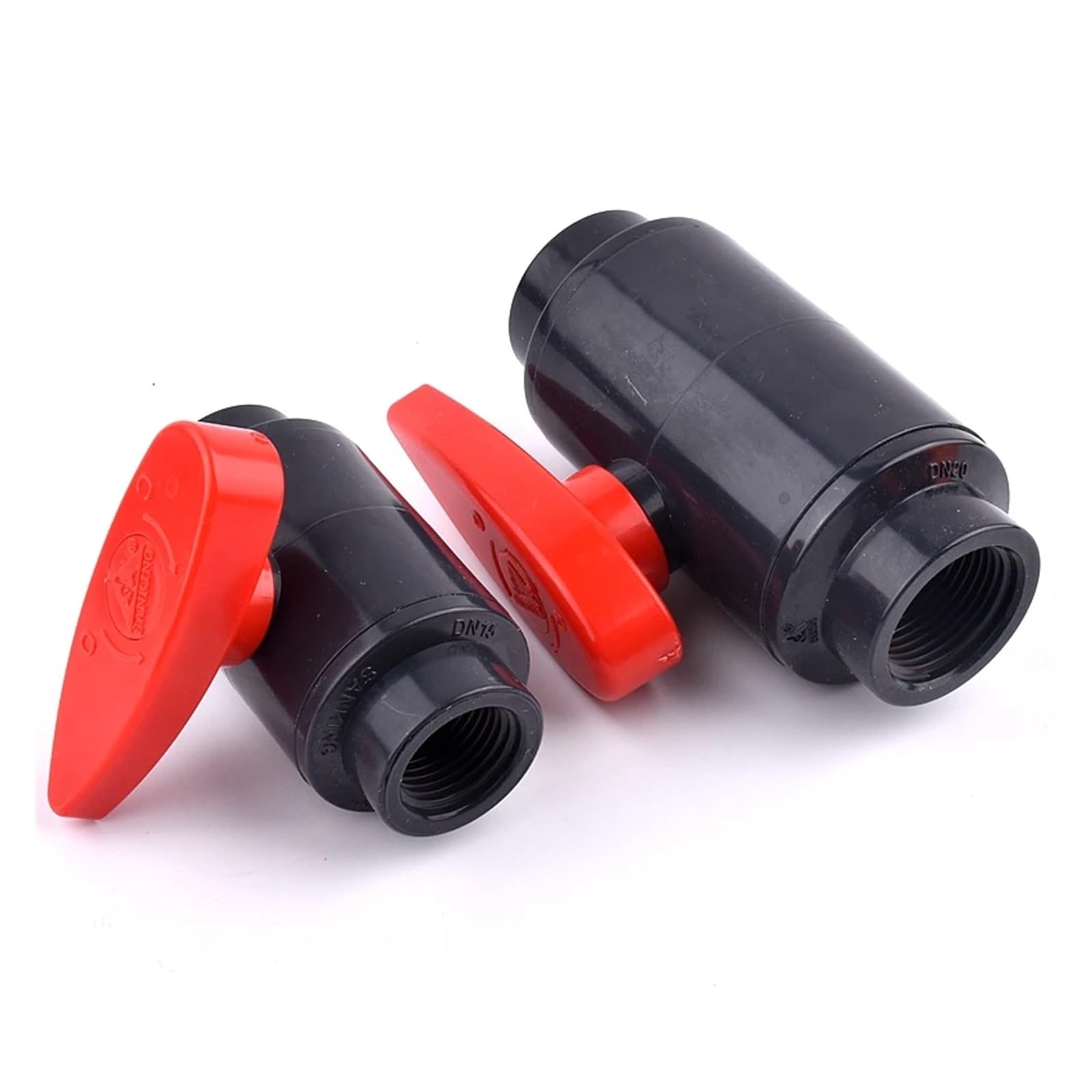 1 válvula de bola con rosca hembra de 1/2" ~ 4" / jardín, adaptador de tubería de PVC/riego, conector/pecera de acuario(3 inch)